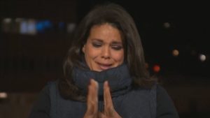 CNN muhabiri, koronavirüs haberi sırasında ağladı