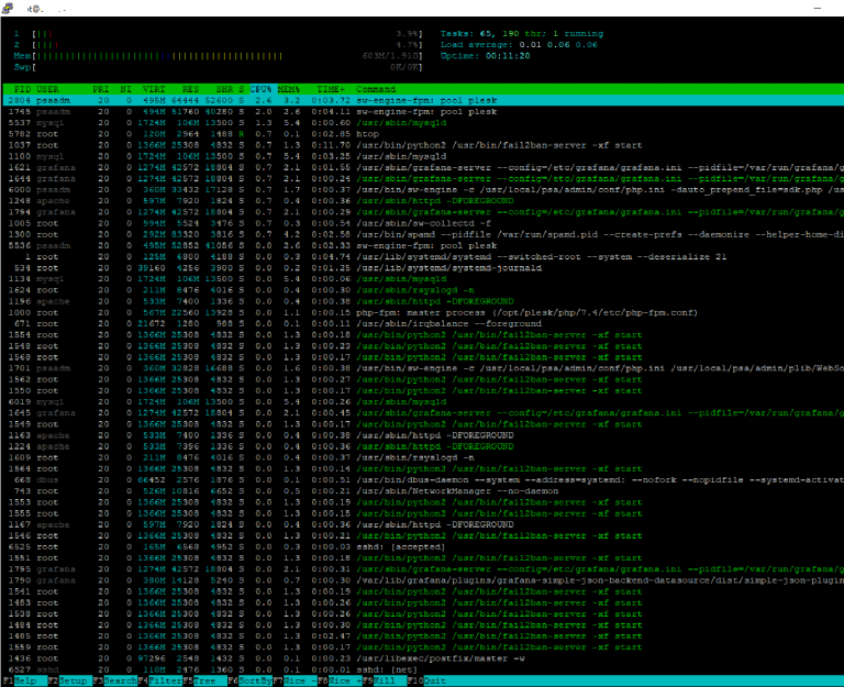 Linux için Htop Nedir ve Nasil Kurulumu ?