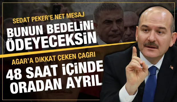 Bakan Soylu'dan Sedat Peker hakkında önemli açıklamalar