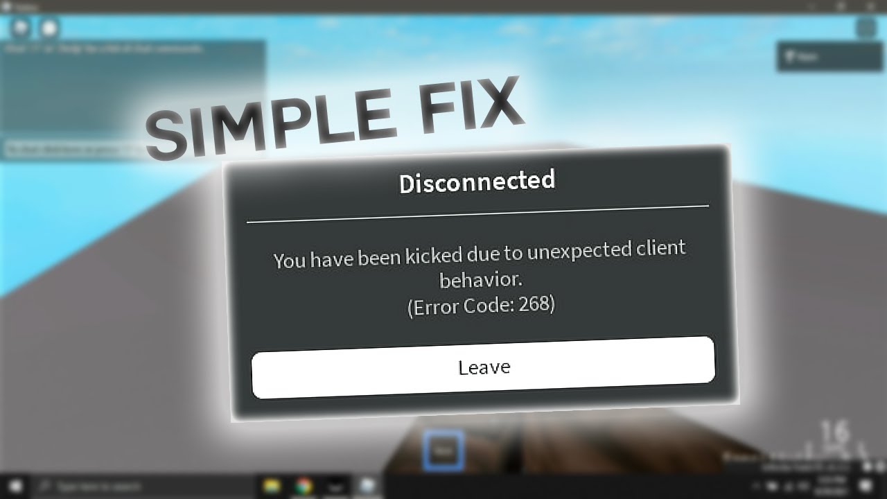 Roblox Error Code 268 Nedir ve Hatası Çözümü