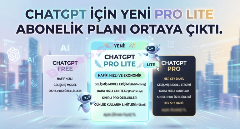 ChatGPT İçin Yeni Pro Lite Abonelik Planı Ortaya Çıktı
