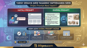 Yapay Zekaya Web Tasarımı Yaptırmanın Sırrı: Doğru Prompt Nasıl Yazılır?